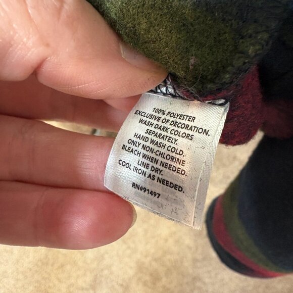 John Wayne Men's M Wooly fleece Pullover Snap Sweater - Picture 6 of 7